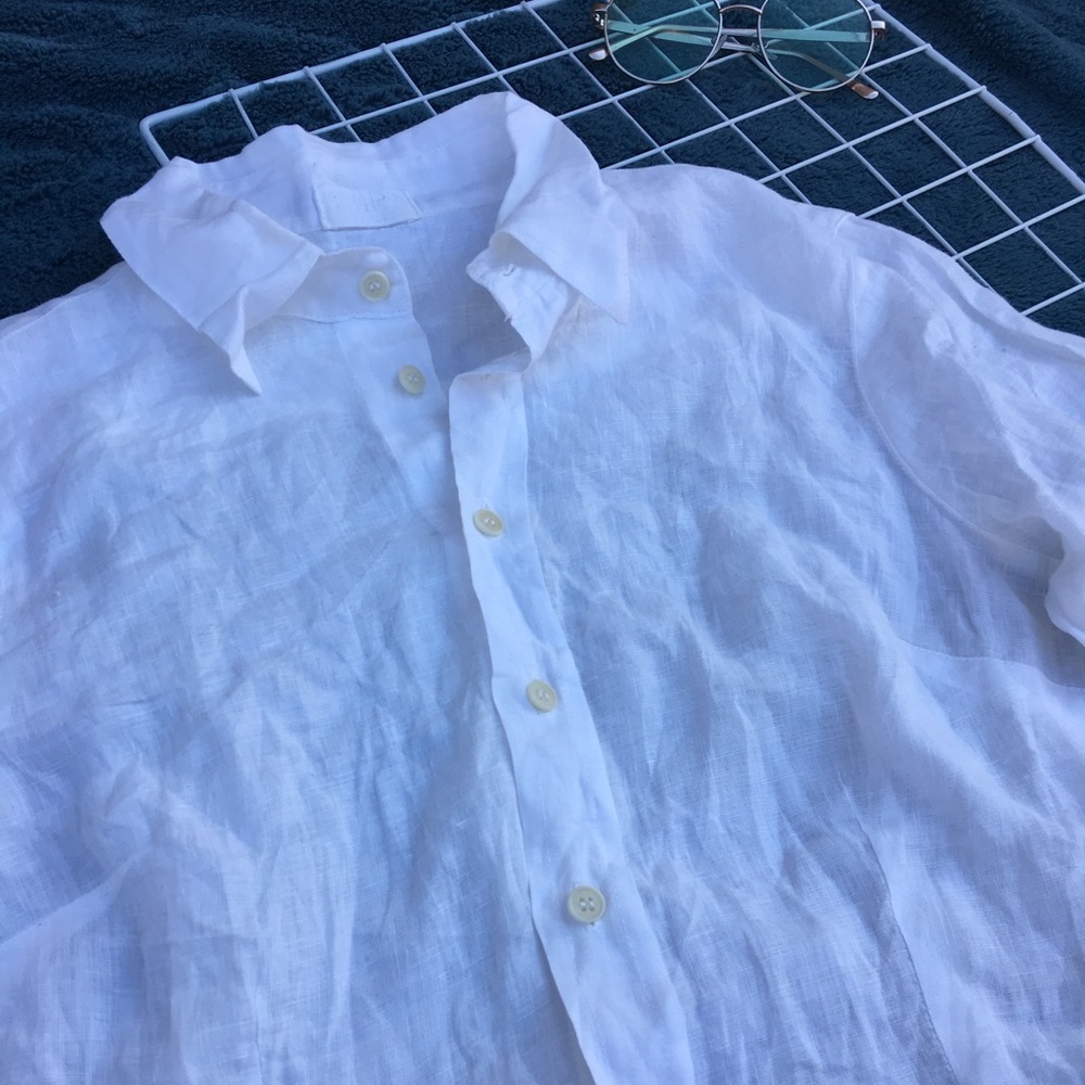 CP shades brand white button up
